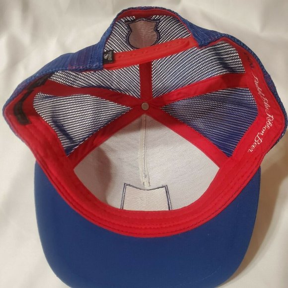 Pabst O'Neil Blue Mesh Trucker Hat Cap Snapback - Picture 5 of 8